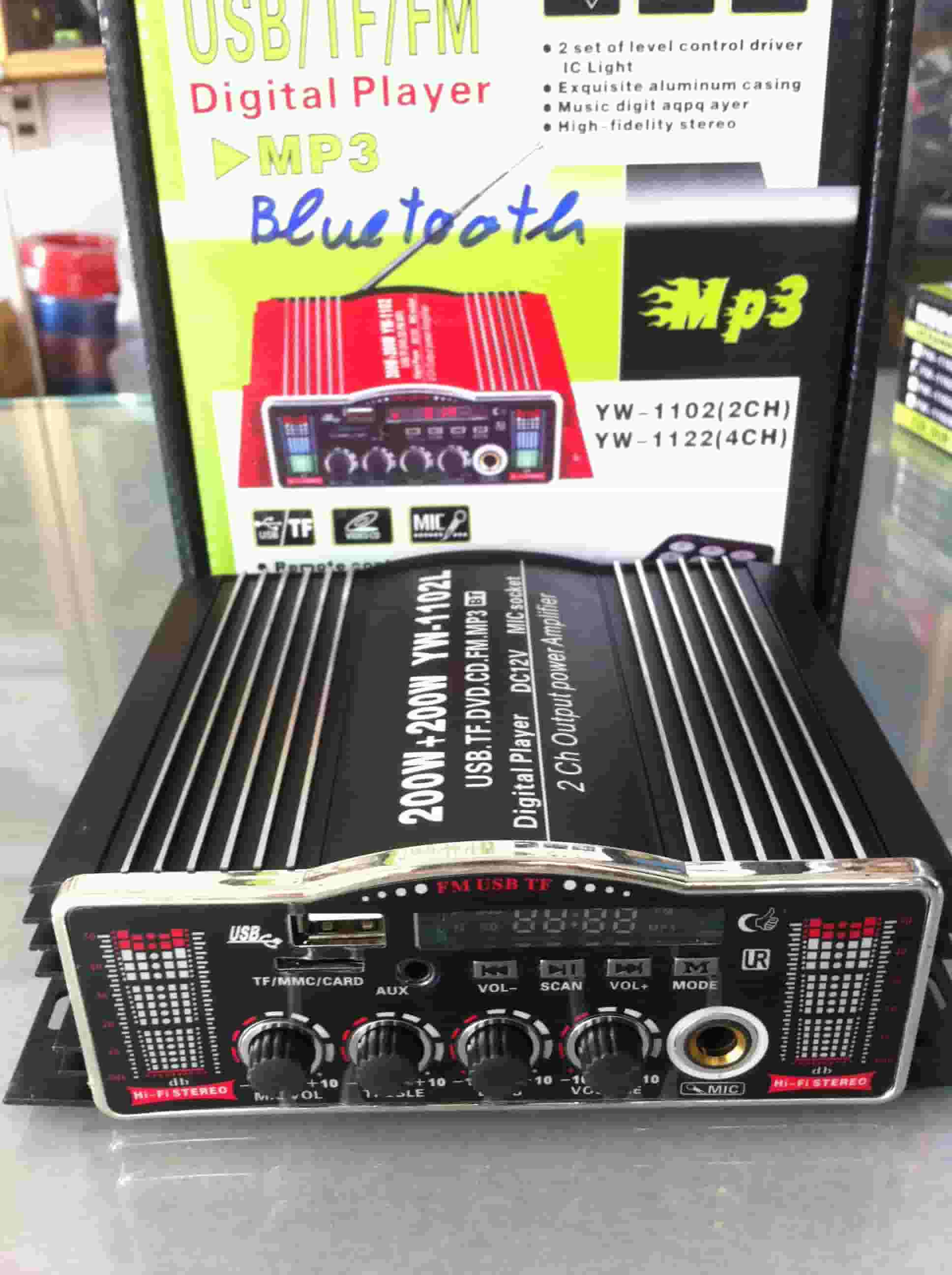 AMPLY MINI CHO XE Ô TÔ CÓ BLUETOOTH